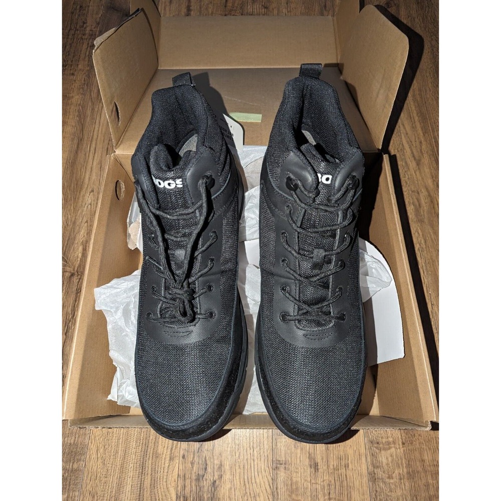 BOGS Shale Mid‎ GLACIALGRIP WP US Size 15 Men's Work Boot BLACK